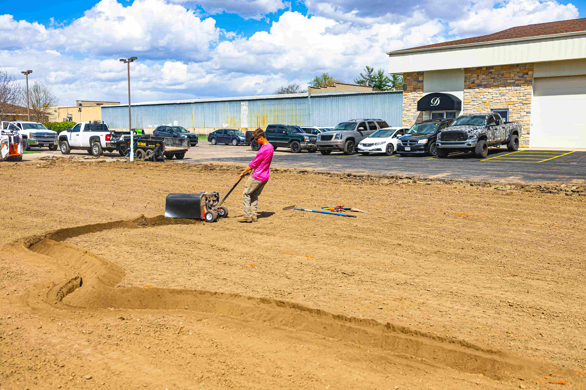 Landscaping project